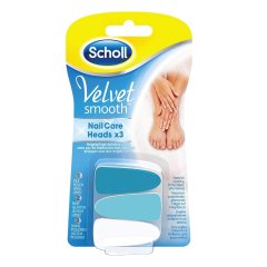 Scholl Velvet Smooth Nail Care Lime Ricambio Kit Elettronico